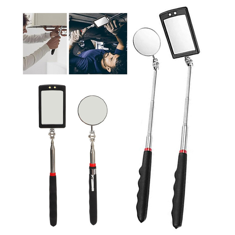 Jual Telescoping Inspection Mirror Led Lighted Flexible Inspection ...