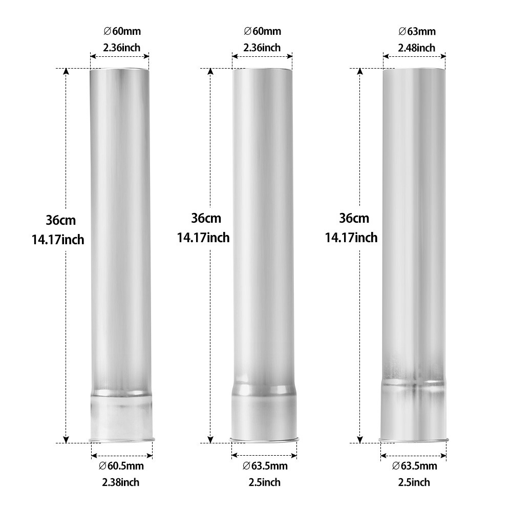 Jual Soomloom Wood Stove Accessories Chimney Extension Pipe Stainless ...