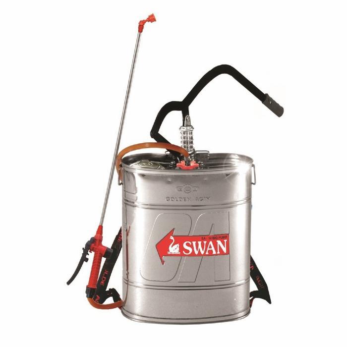 Jual ( SA14 ) sprayer manual SWAN 14 liter tangki semprot stainless SA ...