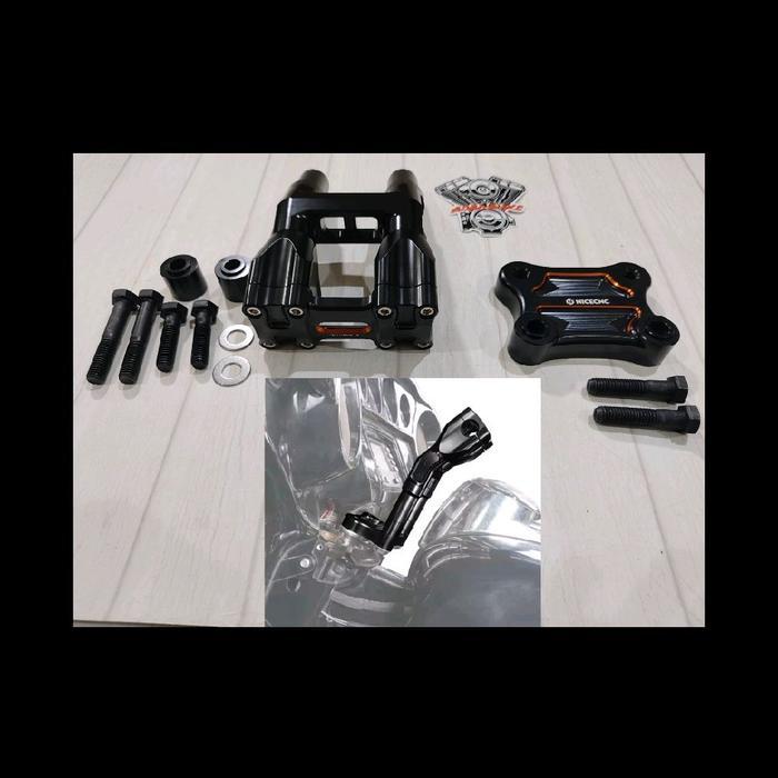 Jual Riser performance bagger black list orange harley touring | Shopee ...