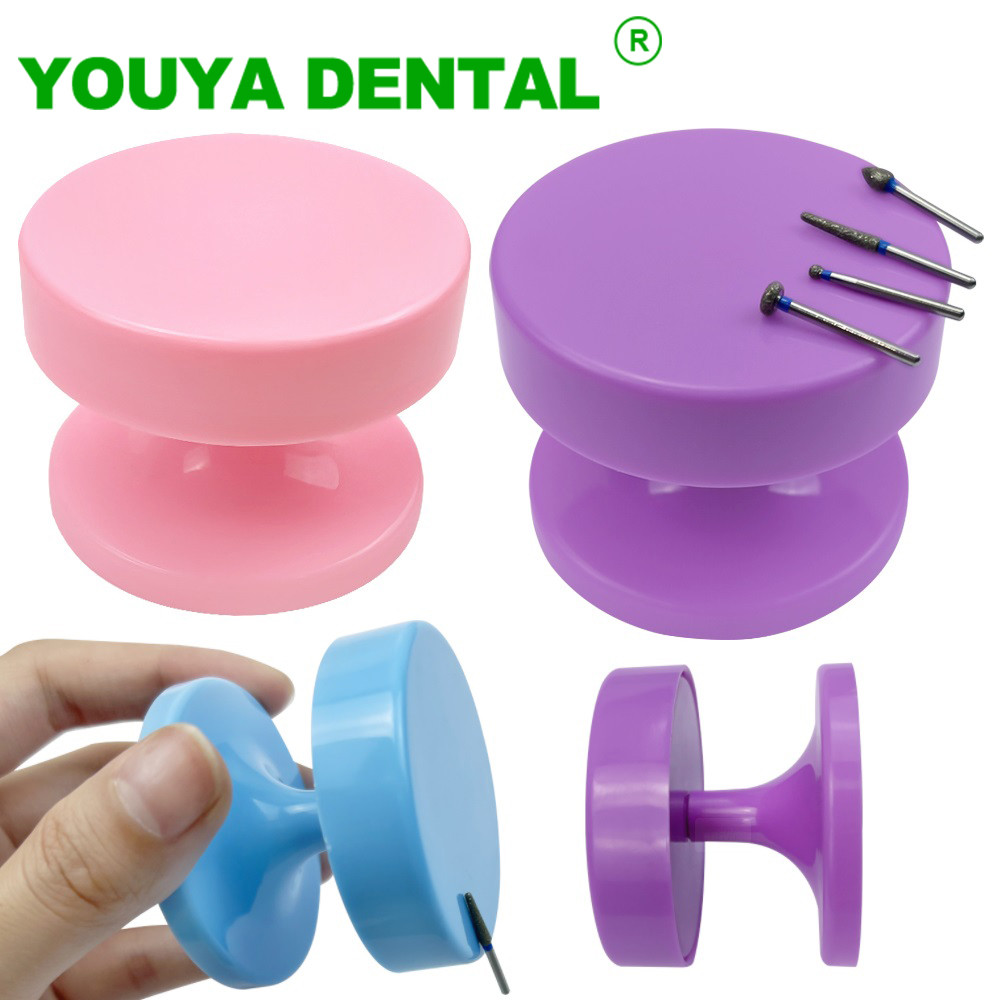 Jual Magnetic Dental Bur Holder Tray Cupule Case Magnet Tools Dentistry ...