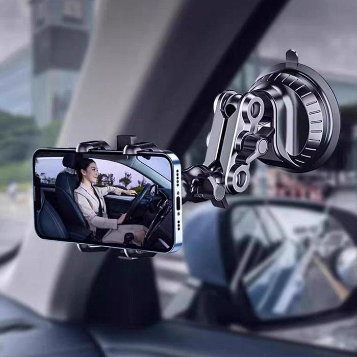 Jual merdeka Car Phone Holder Kaca Mobil Bahan ABS dan Alumunium Kokoh ...