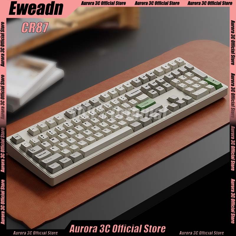 Jual Eweadn Cr87 Retro Mechanical Keyboard 3mode Wireless Bluetooth ...