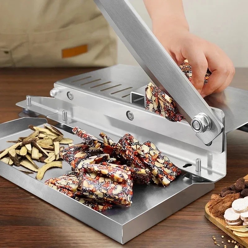 Jual Food Cutter Slicing Machine Stainless Steel Beef Bacon Fish ...