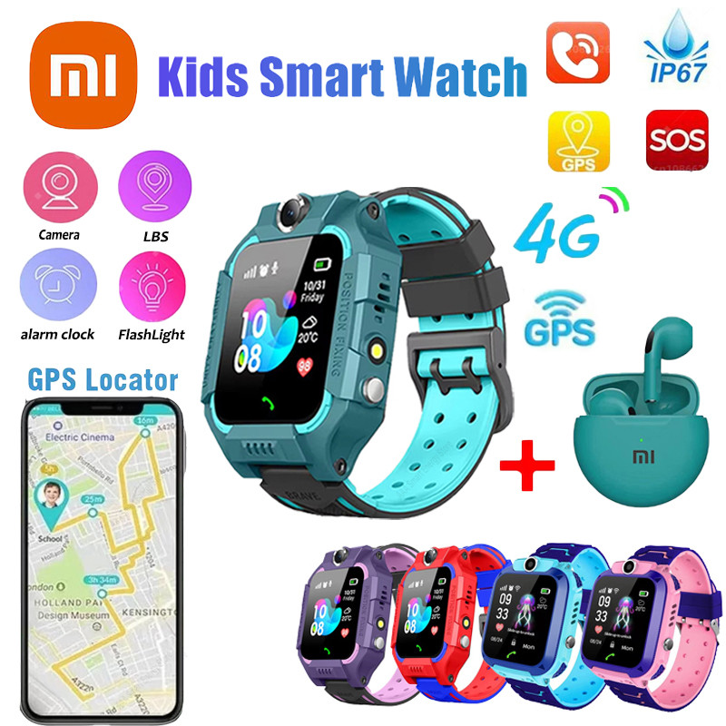 Jual Xiaomi Kids Smart Watch 4G Sim Card Call Camera Gps Location Sos ...