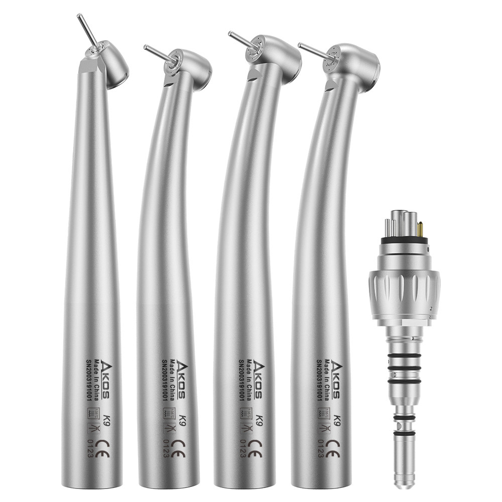 DENTAL FIBER OPTIC LED E-generator Turbine Handpiece High Speed 4H For KaVo NSK EUR 25,33