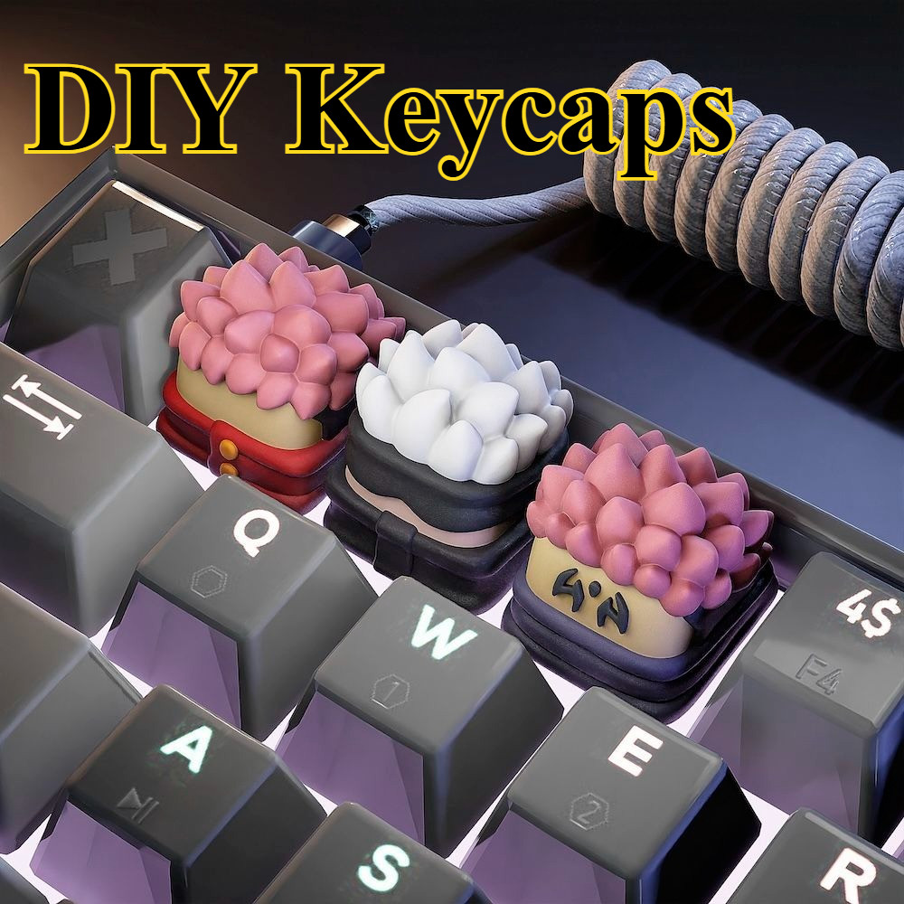Jual Hot Anime Jujutsu Kaisen Diy Keyca Personality Axis Pbt Mechanical ...