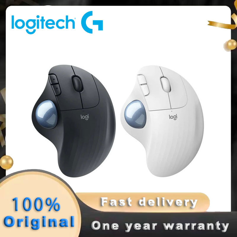 Jual Logitech ERGO M575 Wireless Trackball Ergonomic Mouse 5 Buttons ...