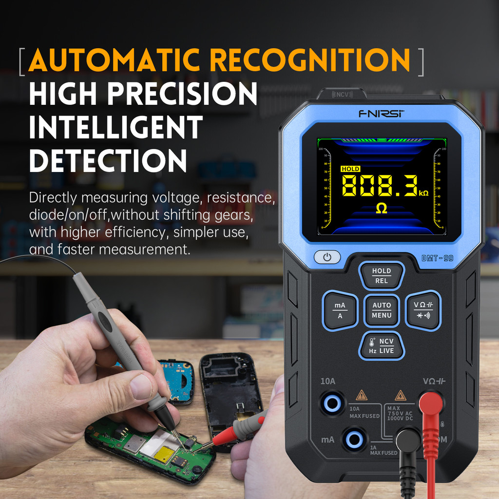 Jual FNIRSI DMT-99 Digital Display Professional DMT99 Multimeter 10000 ...