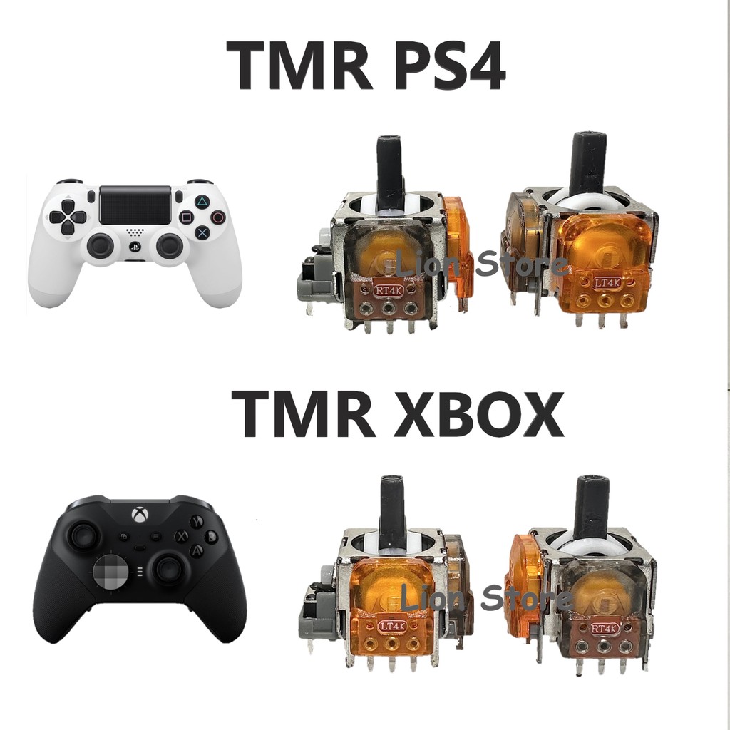 Jual TMR joystick For PS4/DS4/Xbox No dead zone high precision 5million ...