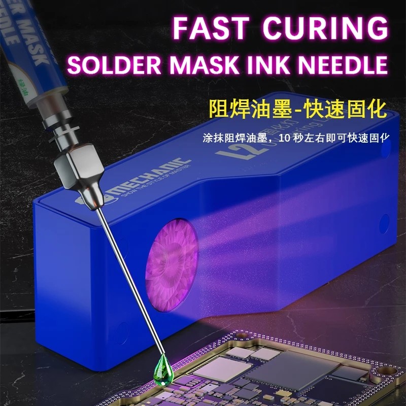 Jual Mechanic L2 3W UV Fast Curing Lamp for Mobile Phone Motherboard UV ...