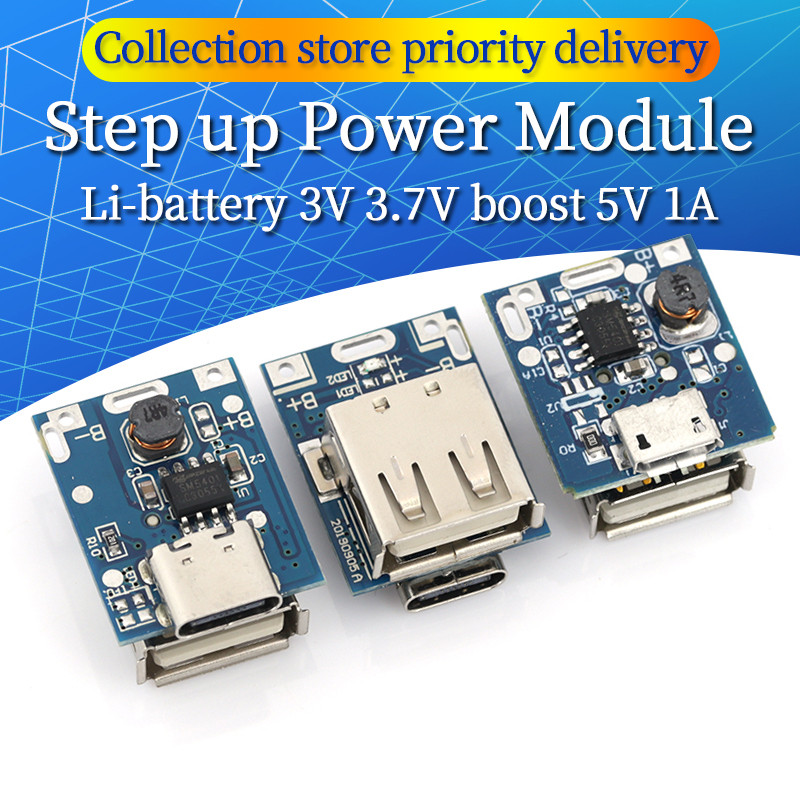 Jual Liludin 5V Boost Converter Step-Up Power Module Lithium Battery ...