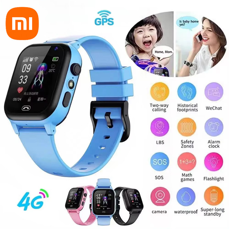 Jual Xiaomi Kids Smart Watch 4G Sim Card Call Camera Gps Location Sos ...