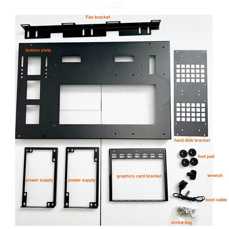 Jual DIY Computer Motherboard Case Rack Personality ATX/M-ATX/ITX Open ...