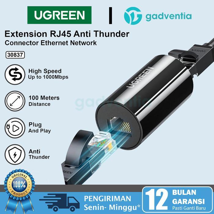 Jual UGREEN Barel RJ45 Adaptor Sambungan Kabel Lan Modem Internet Cat5 ...