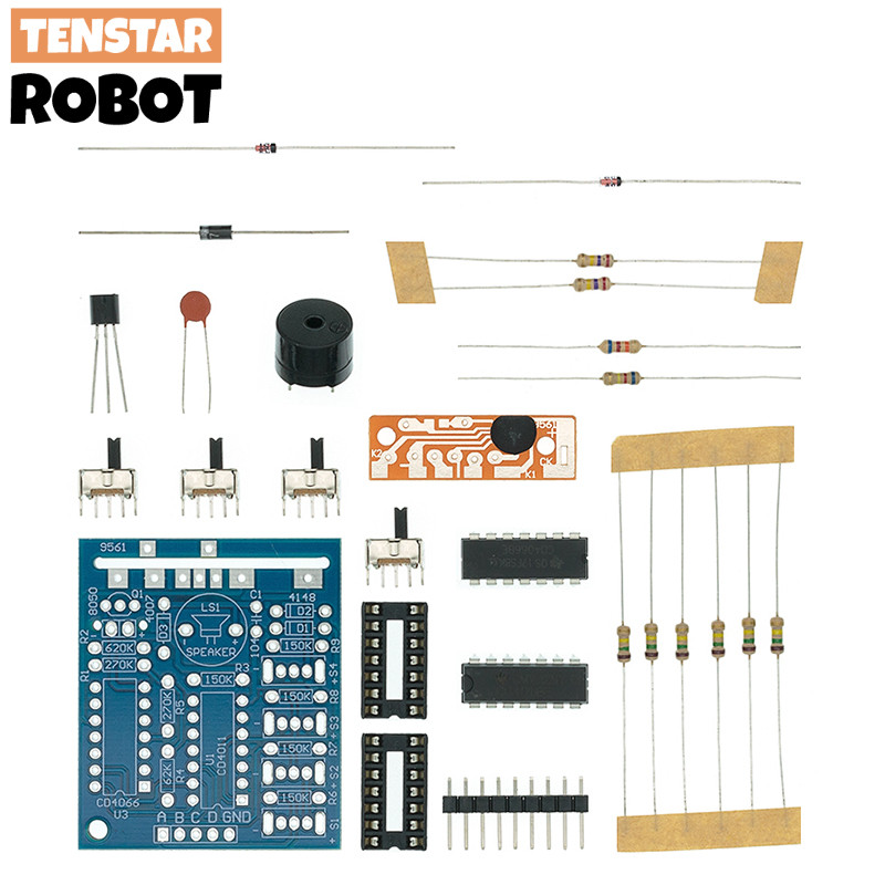 Jual 16 Music Sound Box BOX-16 Board 16-Tone Electronic Module DIY Kit ...