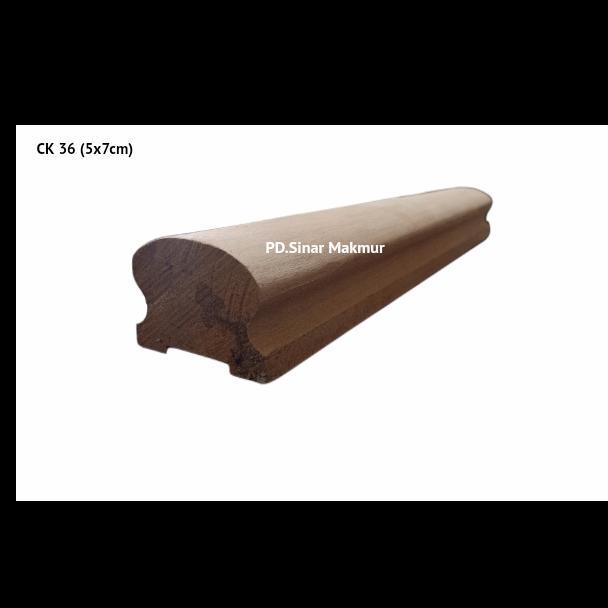 Jual Pegangan railing tangga kayu / Handrail Tangga Kamper Samarinda ...