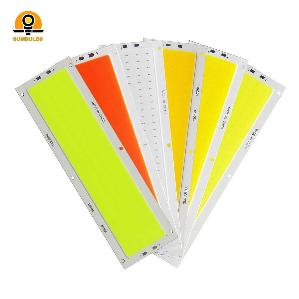 Jual DC 12V LED COB 12W Chip Light Source Strip Bulb Panel Warm Natural ...