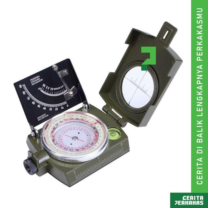 Jual Bidik Kompas Prisma AG74 CP / Compas Lensatic Army / Compass ...
