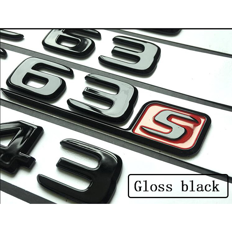 Jual Car Trunk Letters Logo Alphabet Badge Emblem Sticker For Mercedes ...