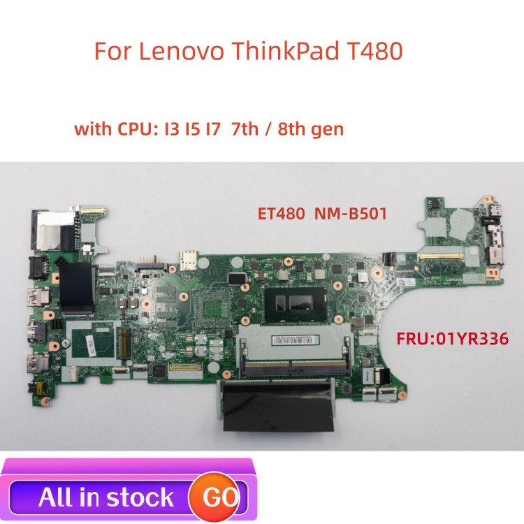 Jual ET480 NM-B501 motherboard For Lenovo ThinkPad T480 laptop ...
