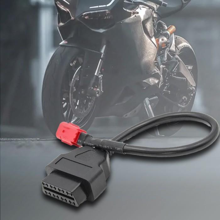 Jual 6Pin Diagnostic Scanner Adapter Cable On-Bd Motorcycle Cable 6 Pin ...