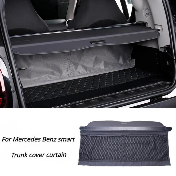 RUIYA 2 stuks autodeurgreep opslag opbergdoos voor M * Ercedes Smart Fortwo C453 2014-2019, Car Handle Organizer Handvat Armsteun Opbergdoos Smart Fortwo Accessoires