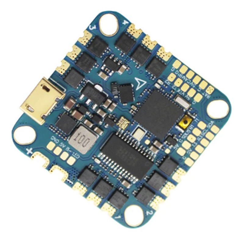 Jual F4126 AIO F411 Baro Current Sensor Blackbox Flight Controller ...