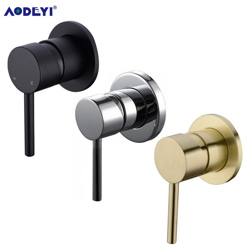 Jual Brass Shower Valve Showers Faucet Diverter Control Valve Wall ...