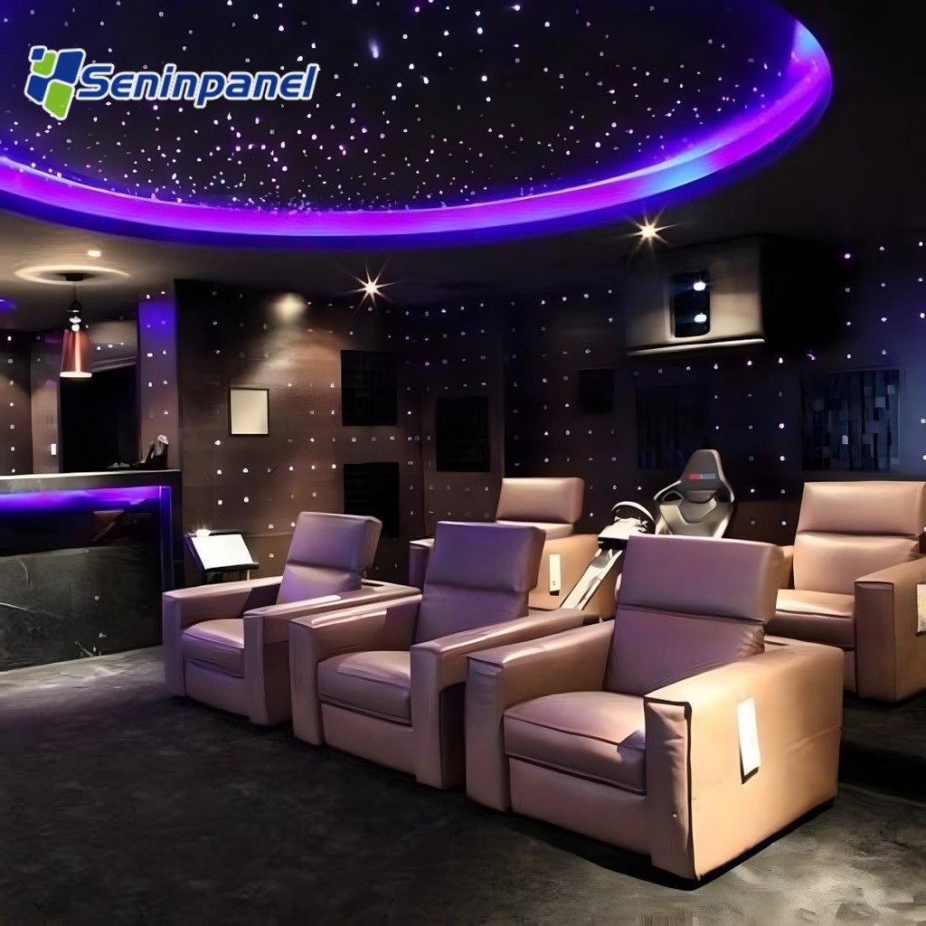 Jual Seninpanel Acoustic Ceiling Bedroom Star Ceiling Panel With Rf ...