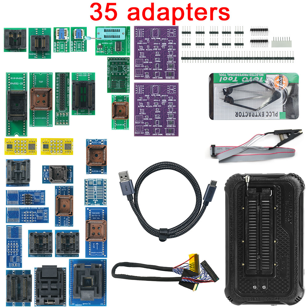 XGecu T76 Programmer Socket Adapter – USB 3.0 Typ-C, Unterstützt EMMC, NAND, SPI, EPROM, CPLD, GAL, ISP & Mehr