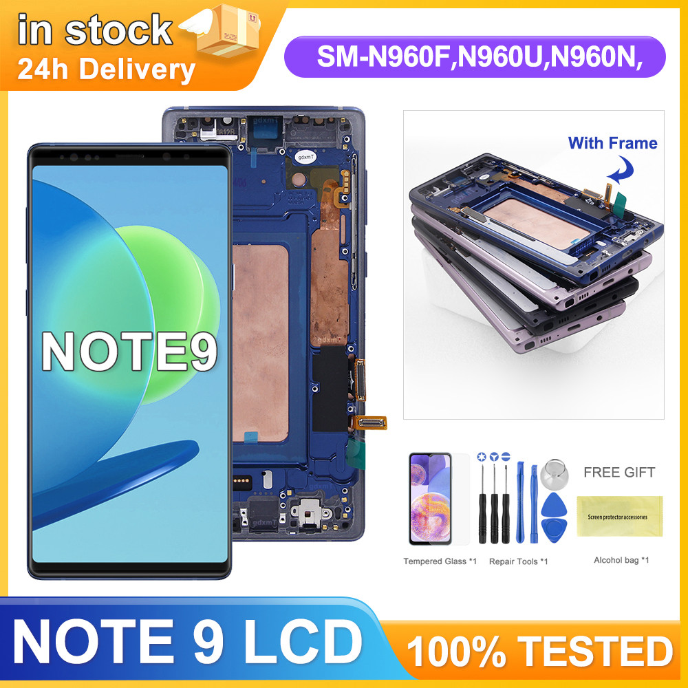 Jual 100% Test For Samsung Note9 Lcd Display Touch Screen Digitizer ...