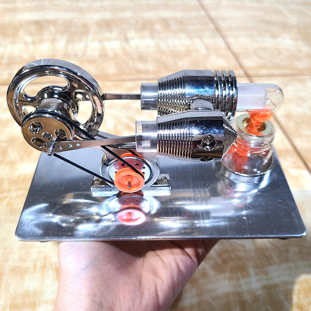 Jual Miniature Stirling Engine Steam Engine Generator Model DIY Physics ...