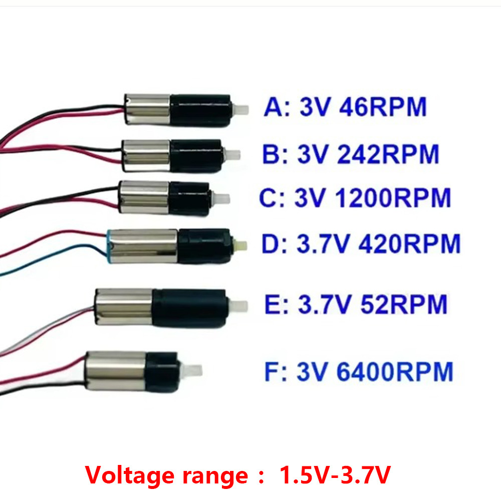 Mini Motor 8520 3.7v 60000RPM [8.5x20]mm Sin Núcleo De Alta Velocidad RC Drone Quadcopter Engine