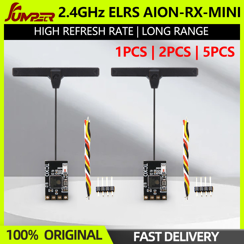 Jual 1/2/5Pcs Jumper 2.4Ghz Elrs Receiver Aion Rx Mini 16Ch Rx ...