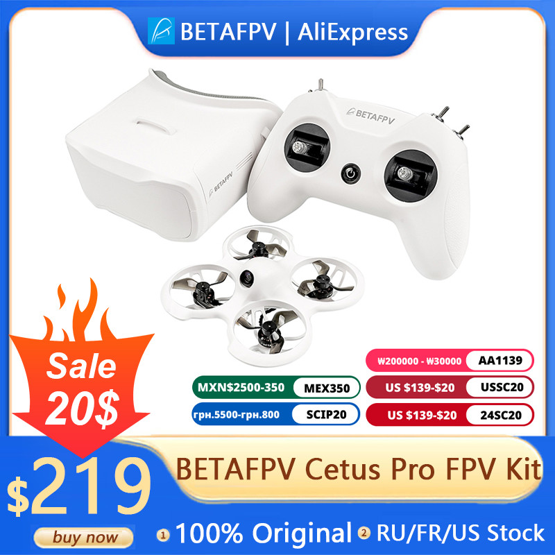 Jual BETAFPV Cetus Pro/Cetus FPV Kit Indoor Racing Drone BNF/RTF Frsky ...