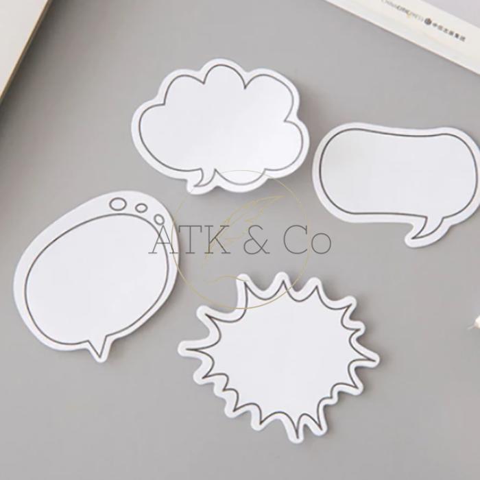 Jual Sticky Notes Comic White Dialogue - Memo Stick Note Tempel Bahan ...