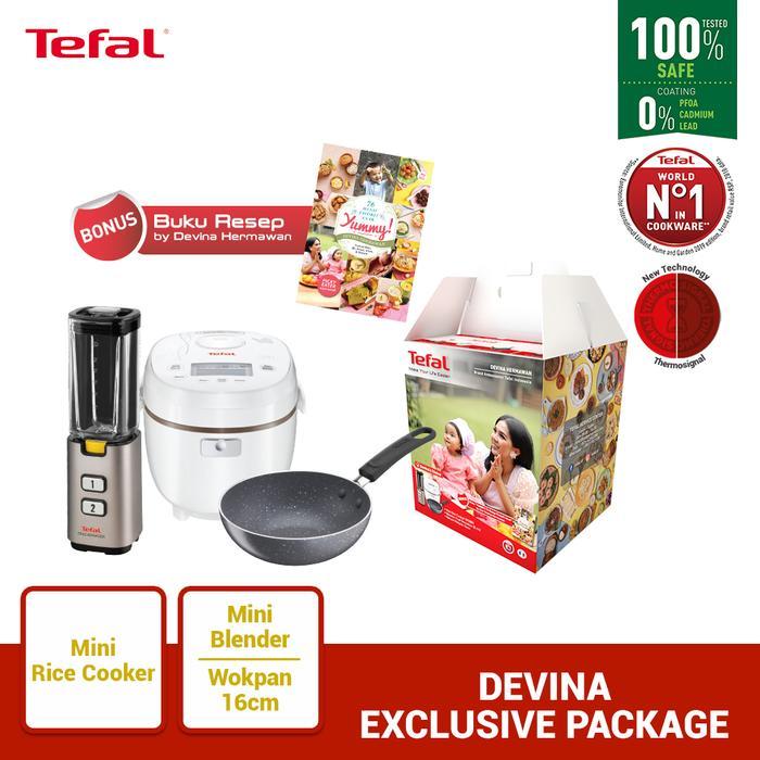 Jual Tefal Chef Devina Exclusive Box Rice Cooker Blender Wajan | Shopee ...