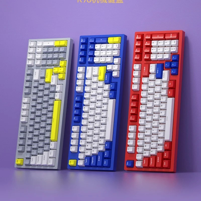 Jual F99 Hot Swappable Shaft Mechanical Keyboard, Game Keyboard, Rgb ...