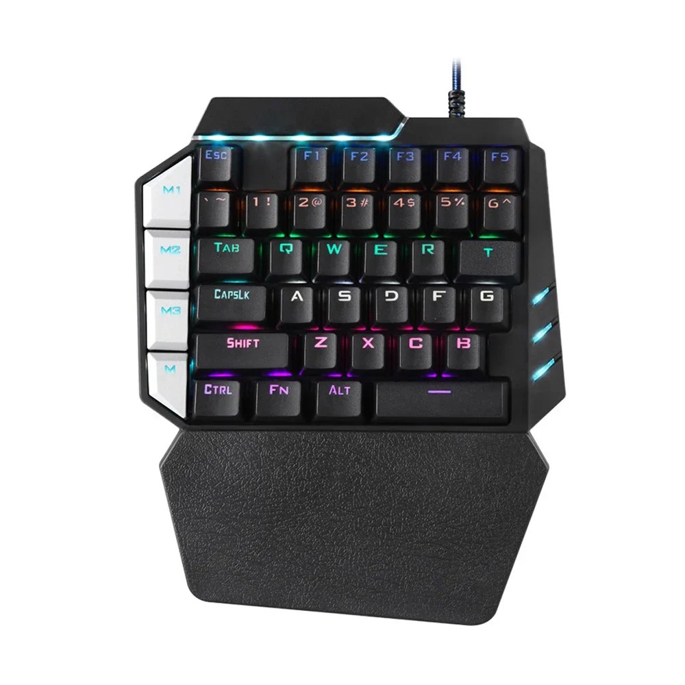 Jual K109 RGB 38 Key One-handed USB Mechanical Gaming Wired Keyboard ...