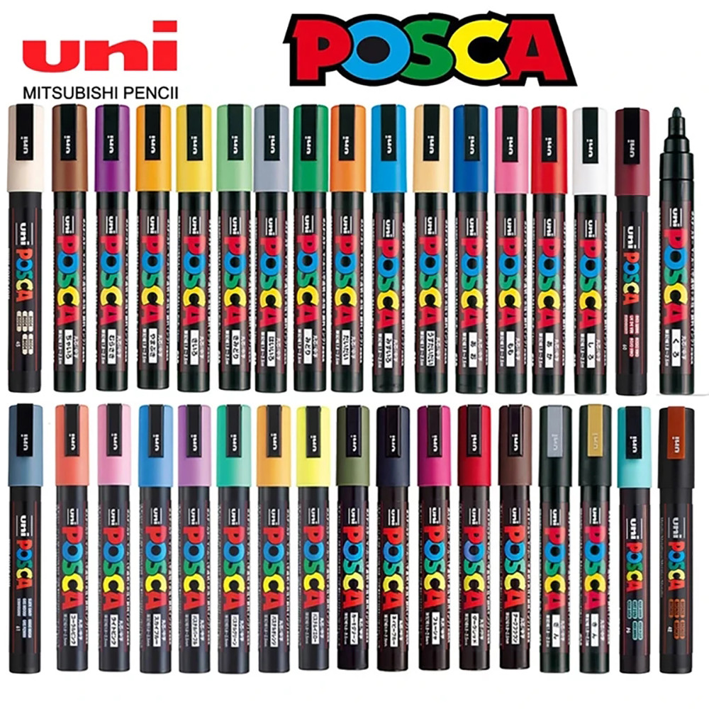 Jual 28/31 Color Japan UNI POSCA Marker Pen Set Acrylic Plumones ...