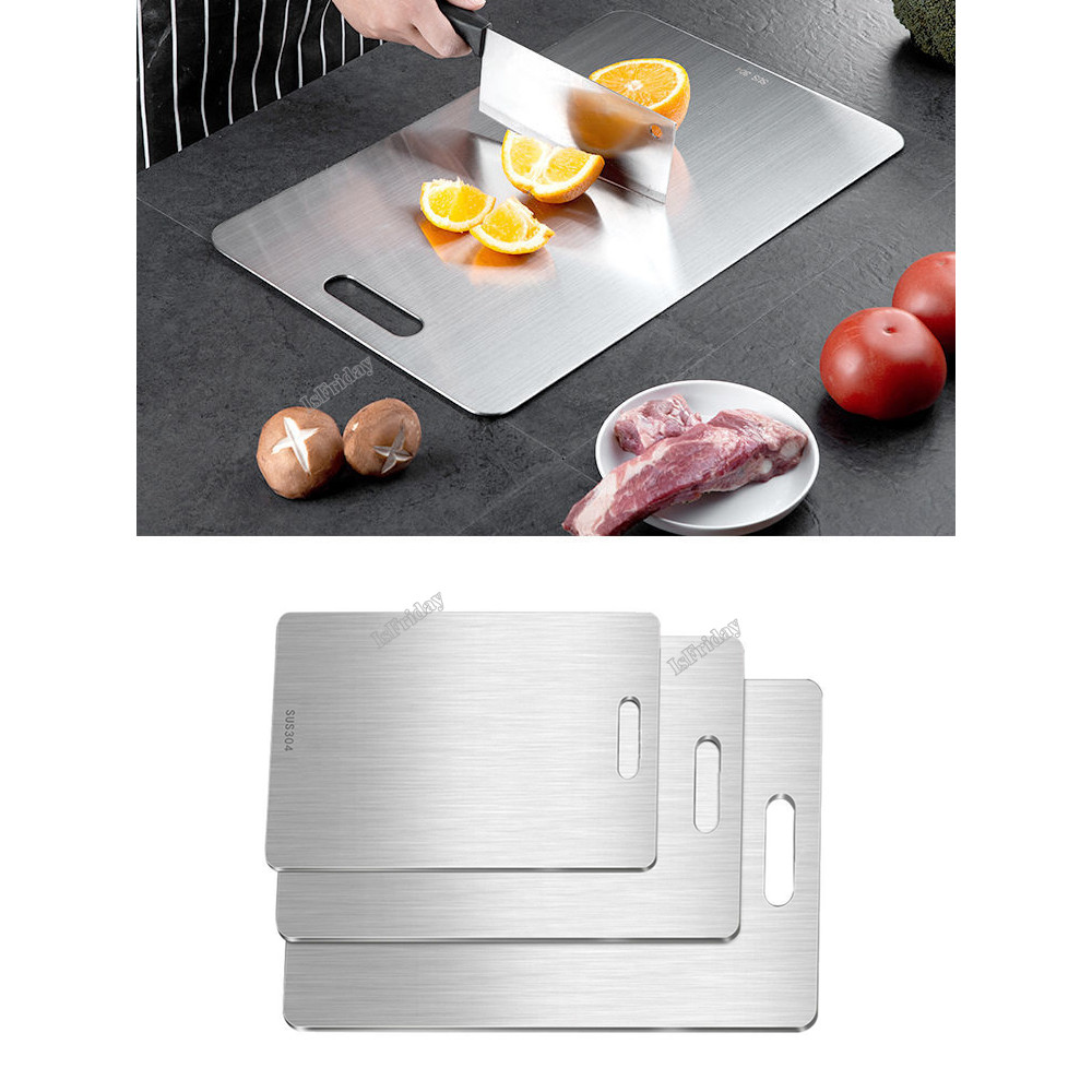 Jual 2025 New Pure Cut Titanium Cutting Boards For Kitchen Easy To ...