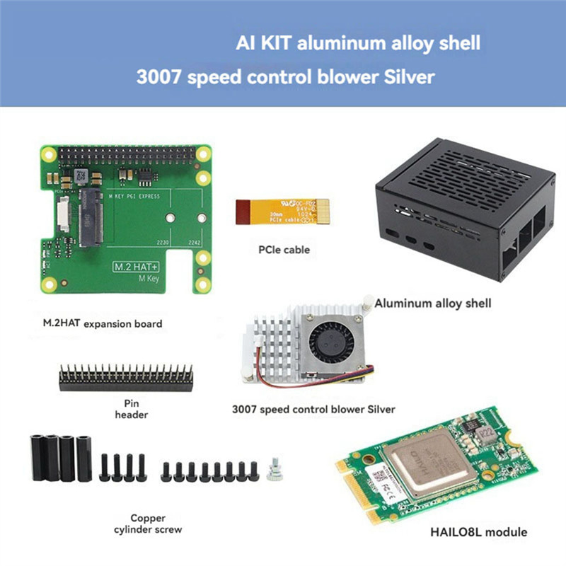 Jual For Raspberry Pi 5 AI Kit M.2 HAT+Hailo Al Acceleration Module ...