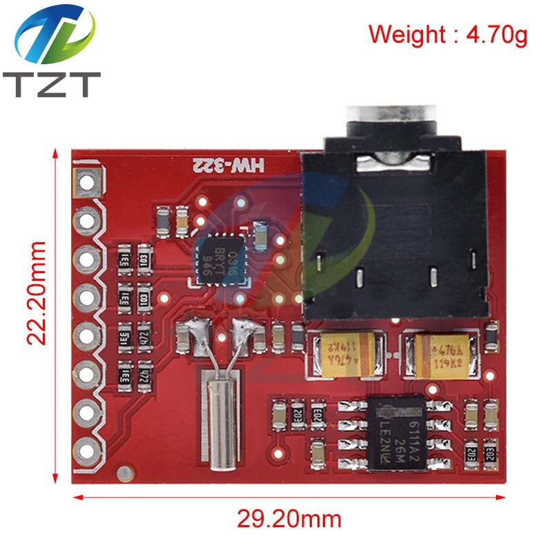 Jual TZT Si4703 RDS FM Radio Tuner Evaluation Breakout Module For ...