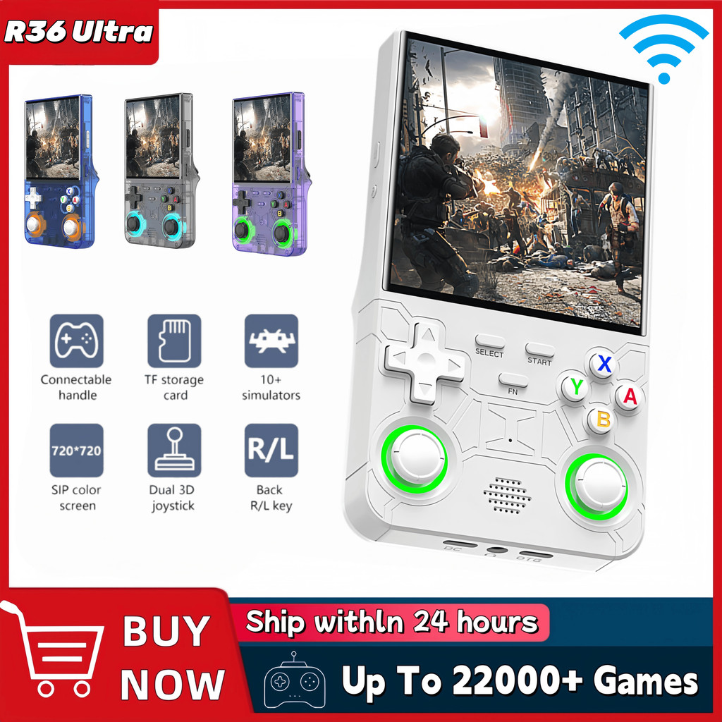 Jual R36 Ultra Handheld WIFI Game Player 4 Inch IPS Screen Open Source ...
