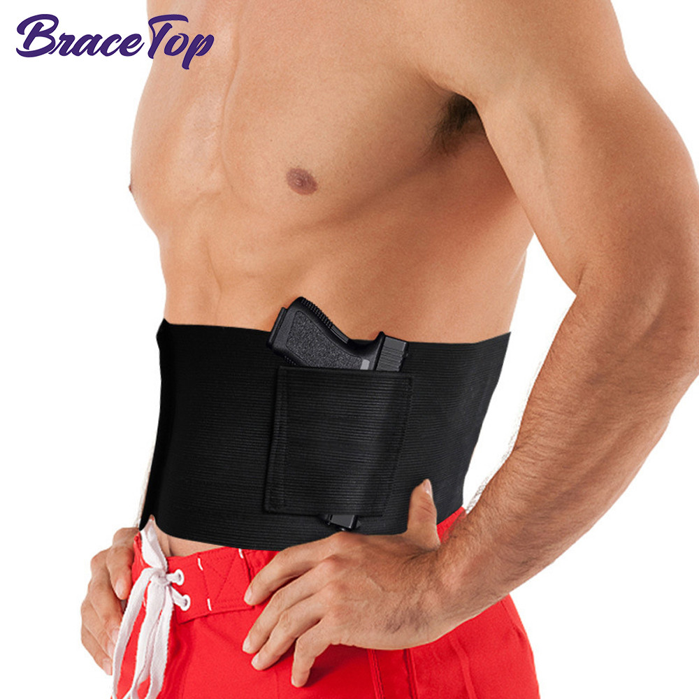 IMountek Tactical Belly Band Holster – Elastic Waistband For Concealed Carry