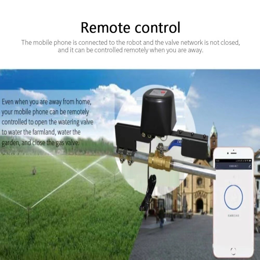 Jual Tuya Smart Valve Wifi/Zigbee Smart Valve Controller for Water Gas ...