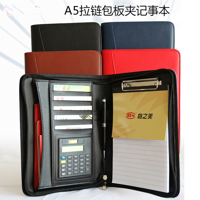 Jual Multifunctional A5 Notebook document zipper bag folders with ...