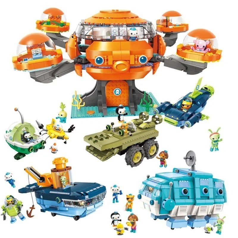 Jual Creat Ideas Octonauts Building Block Octo Gup Submarine Boat Oct ...