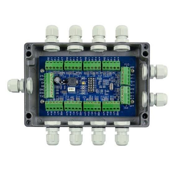 Jual 4~10 Multi-Channel Digital Weighing Junction Box Aluminium J-Box ...